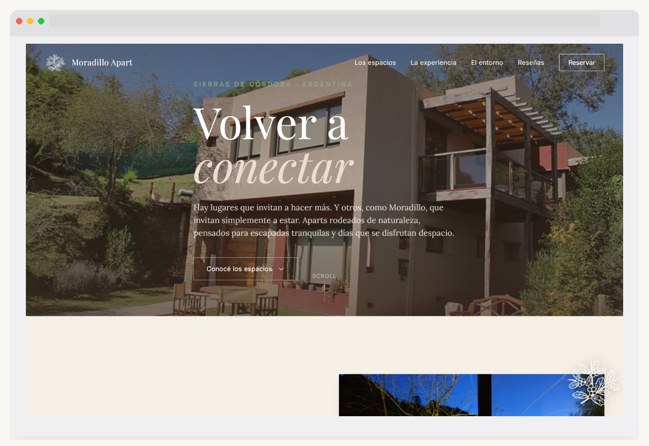 Inicio — diseño limpio y profesional